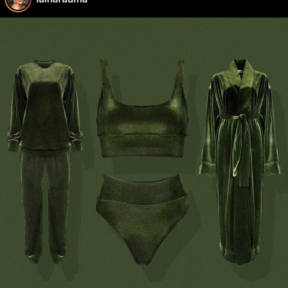 Velet Green Jogger Jumpsuit Small